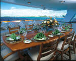 Silver Cloud outside dining on the aft Main Deck